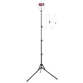10in LED Selfie Ring Light Dimmable 120 LEDs Makeup Ring Lights With Adjustable Tripod Stand Cell Phone Holder USB Powered For YouTube Video Live Stre