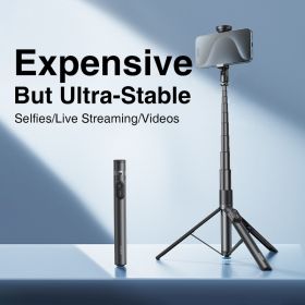 67 Inch Selfie Stick Tripod With Remote, Auto Open Phone Tripod Stand, 360 Rotatable Extendable For All Cell Phones Magnetic Option, For Travel, Live