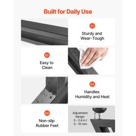 Table Legs, 29.1" H X 24" W Steel Furniture Legs, 2204 Lbs Max Load Heavy Duty, Easy Installation, Sturdy & Stable For Home Office Desk DIY, Coffee Di