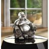 Smiling Buddha Figurine For Peaceful Meditation Space