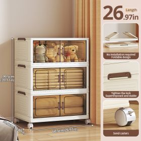 Folding Storage Cabinet---Only Self Pickup (Option: Three layer)