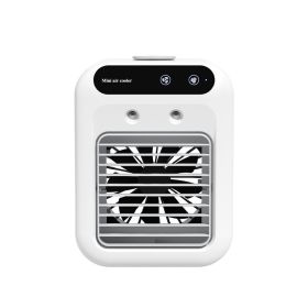 Air Conditioner Air Cooler Fan Water Cooling Fan Air Conditioning For Room Office Portable Air Conditioner Cars (Option: Ivory White-L7 Humidifying Air Cooler)
